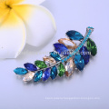 free sample Spanish leaf shape magnet brooch/broches for women